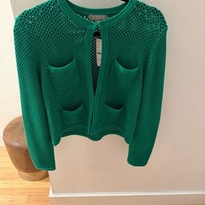 J. Crew Green Women's Sweater NWT